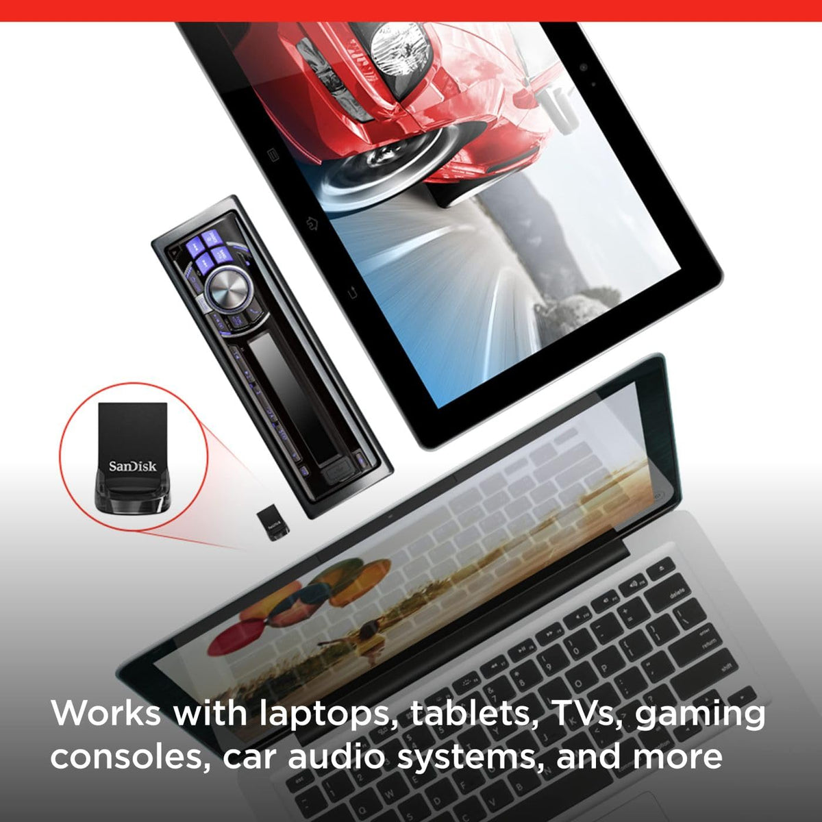 SANDISK 128GB Ultra Fit USB Type A Flash Drive Up to 400MB s - Premium Selection Official Imagery - 6