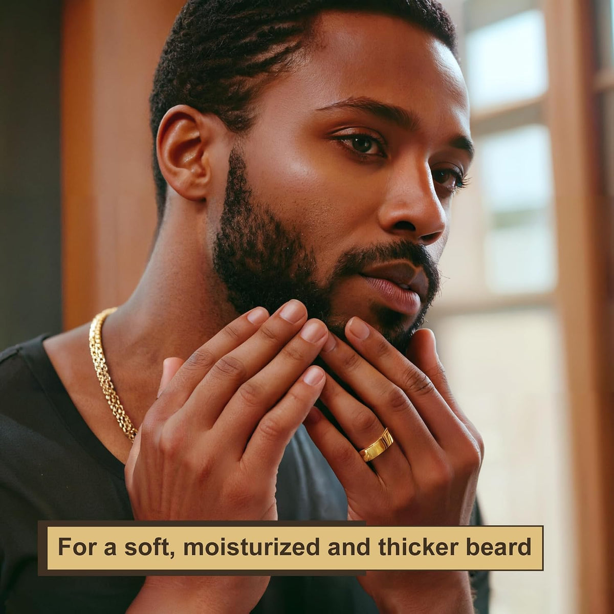 Beard Kit for Black Men Premium Beard Care Kit w Balm Oil - DayixCare Official Imagery - 4