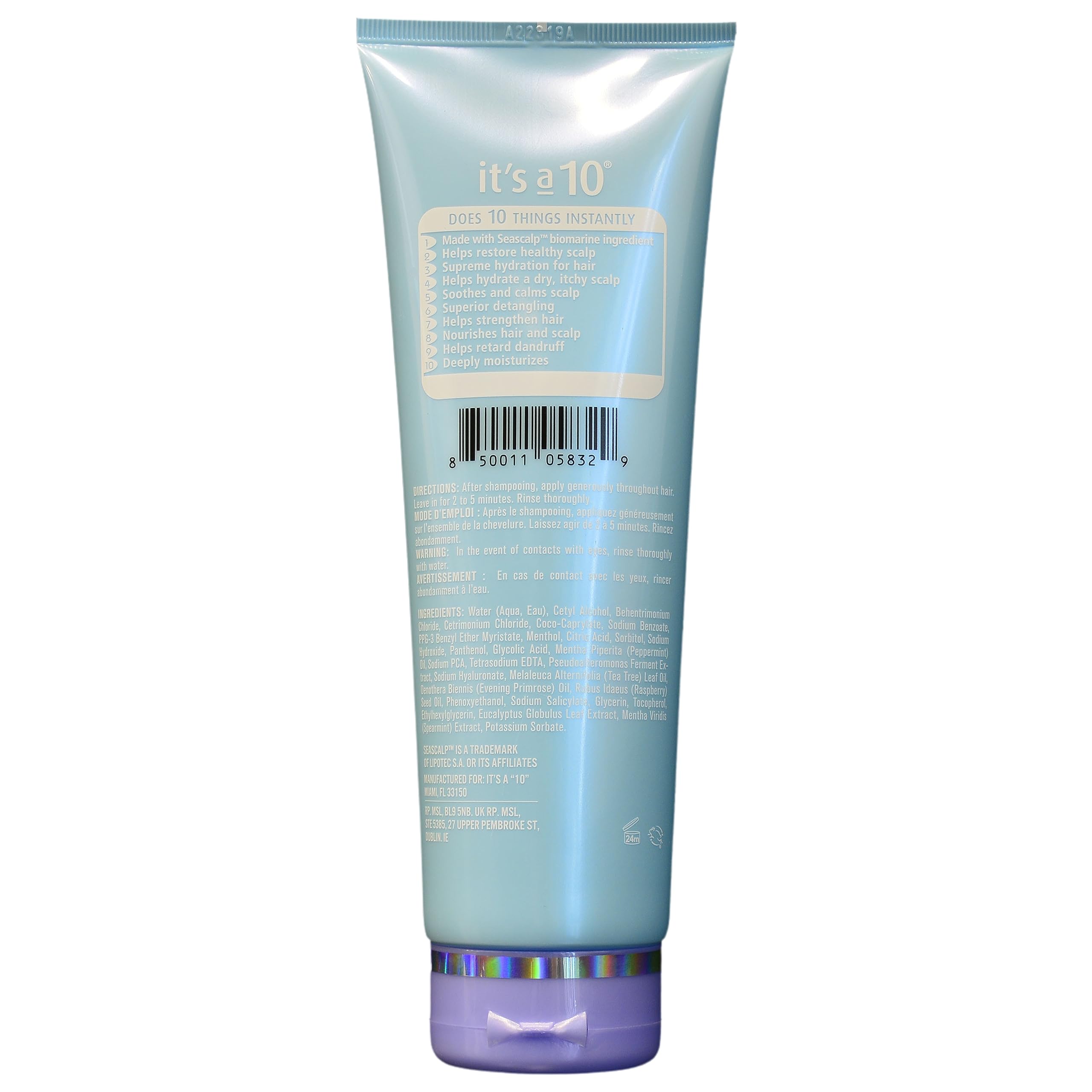 It's a 10 Scalp Restore Miracle Tingling Conditioner 8 Oz