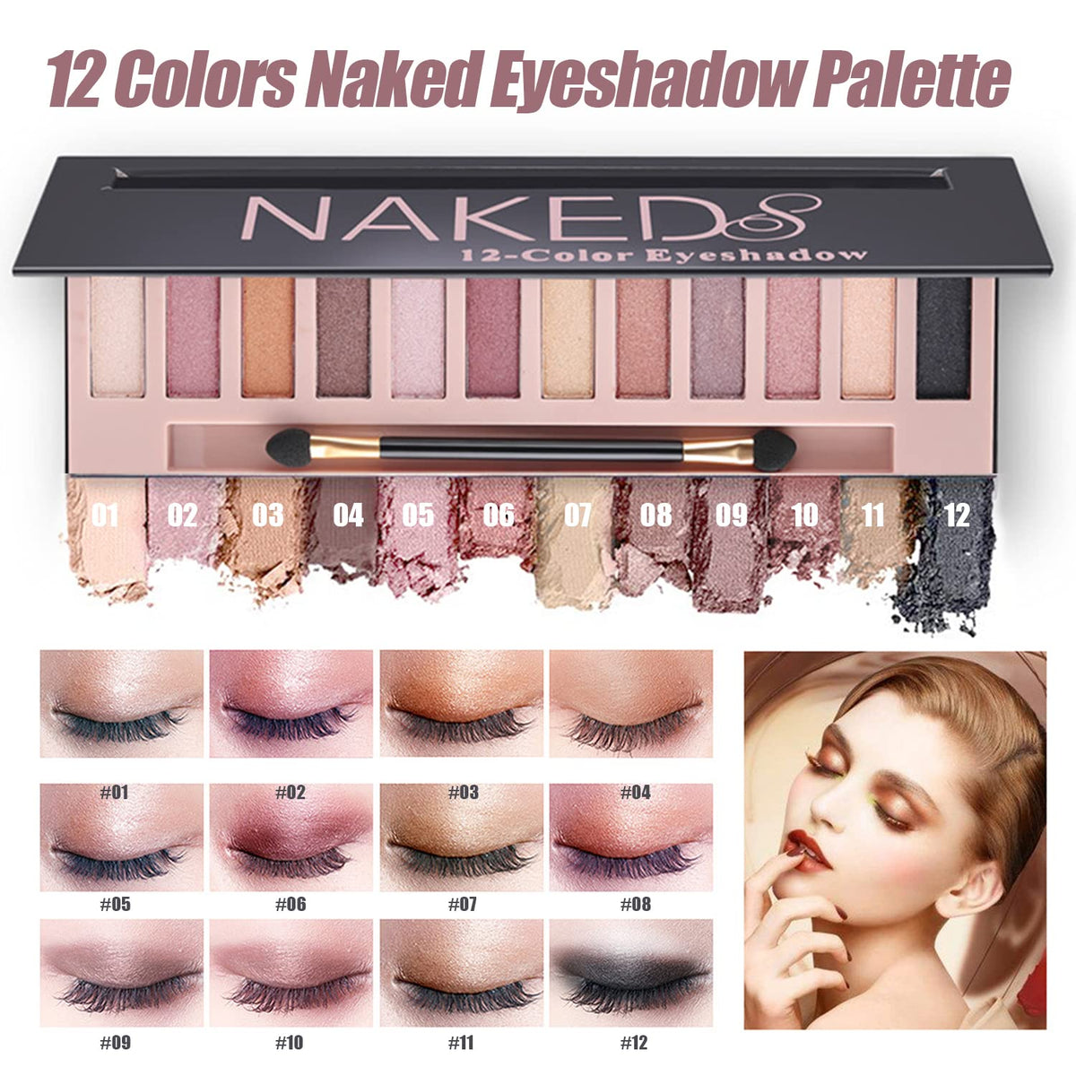 All in One Makeup Kit for Women Full Kit Travel Make Up Gift - NUIBO Official Imagery - 3