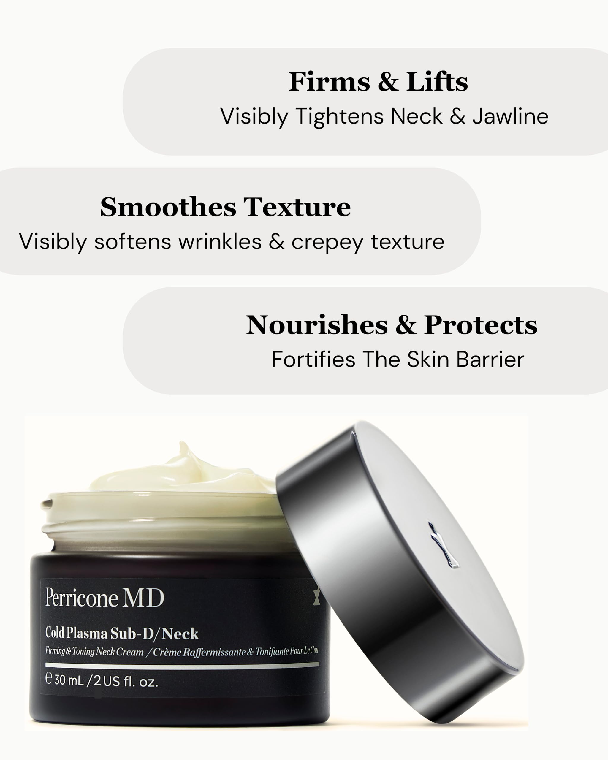Perricone MD Cold Plasma Sub-D Neck &amp; Décolletage Cream, 2 oz - All Day Beauty