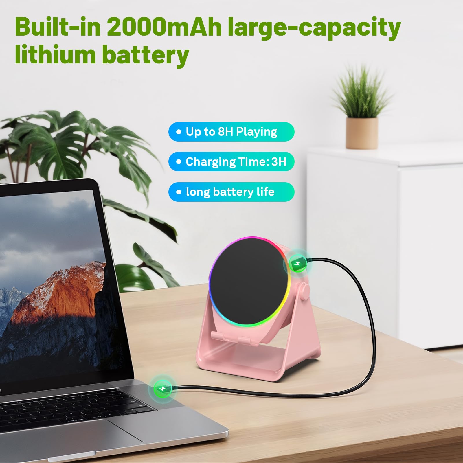 Dohelly Wireless Induction Speaker,Bluetooth Speaker with Phone Stand - Dohelly Official Product View 6