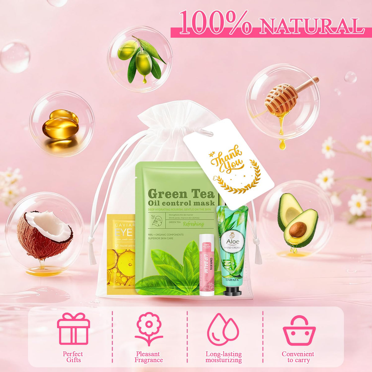 72 Pcs Bulk Gifts For Women Bulk Facial Mask Lip Balms Hand - LFENYIGI Official Imagery - 4