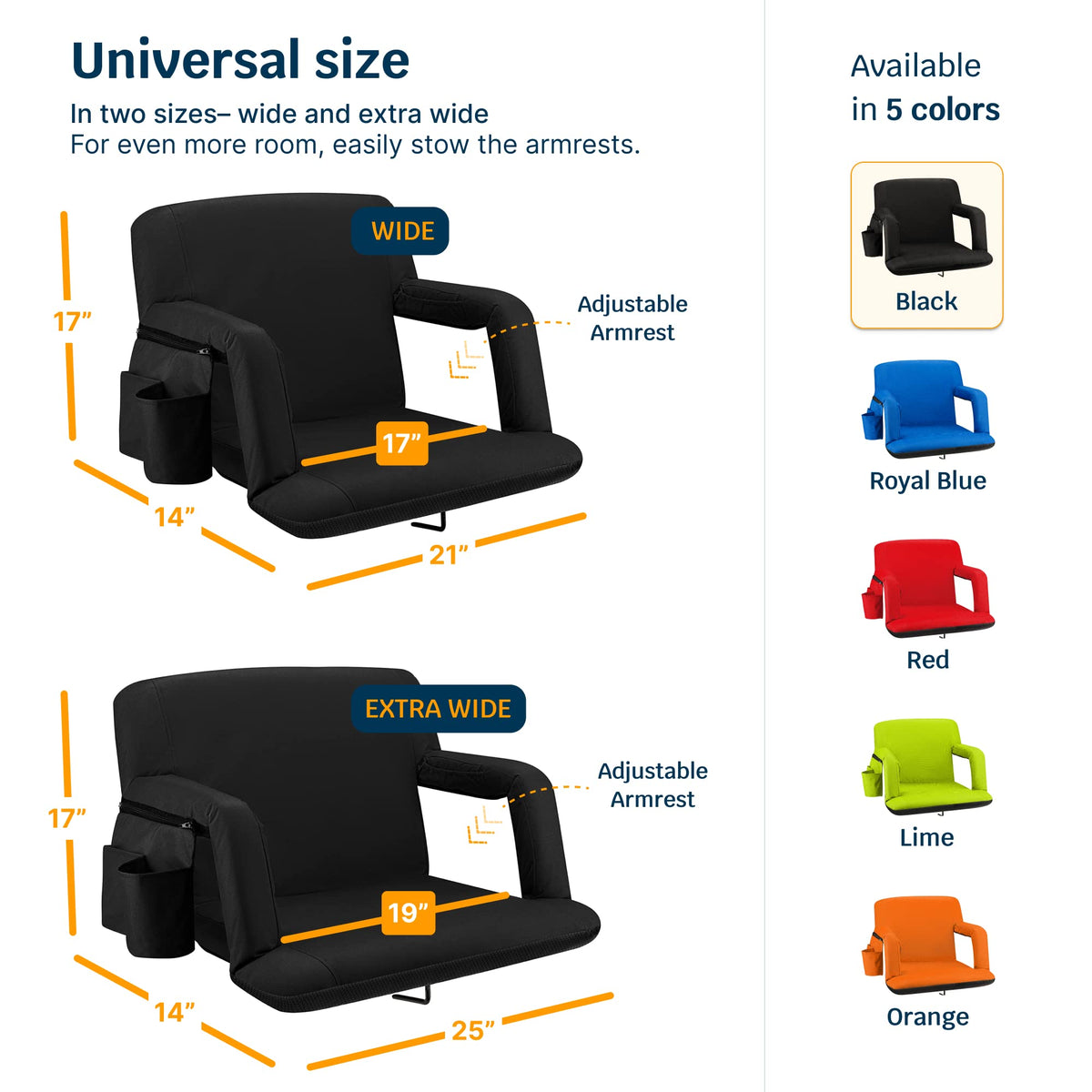 Stadium Seats with Back Support for Bleachers Wide Bleacher - Alpcour Official Imagery - 4