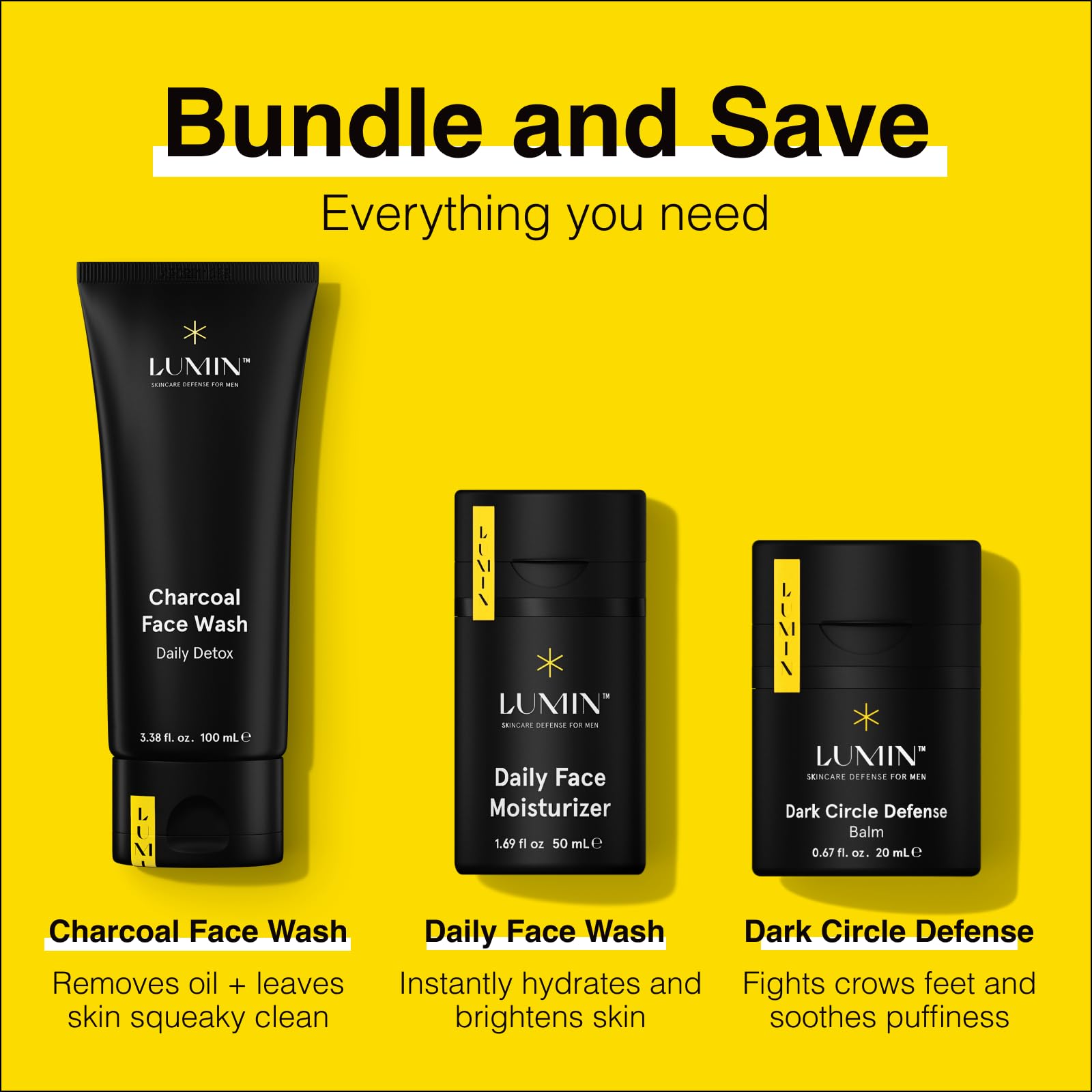 Lumin Korean Skincare kit for Men - Lumin