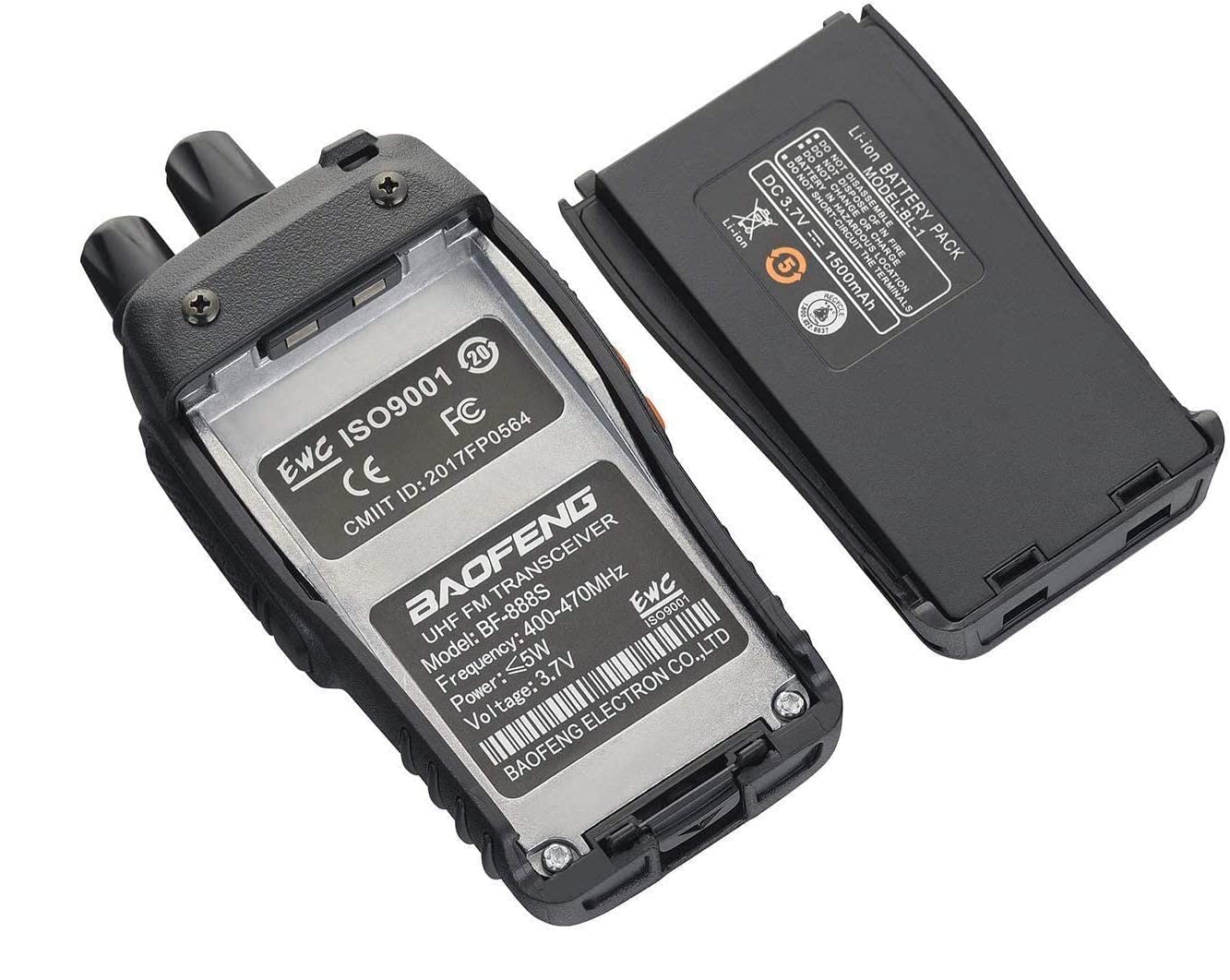 Baofeng Walkie Talkies Two-Way Radios bf-888s for Adults Long Ran by BAOFENG - Angle View 6