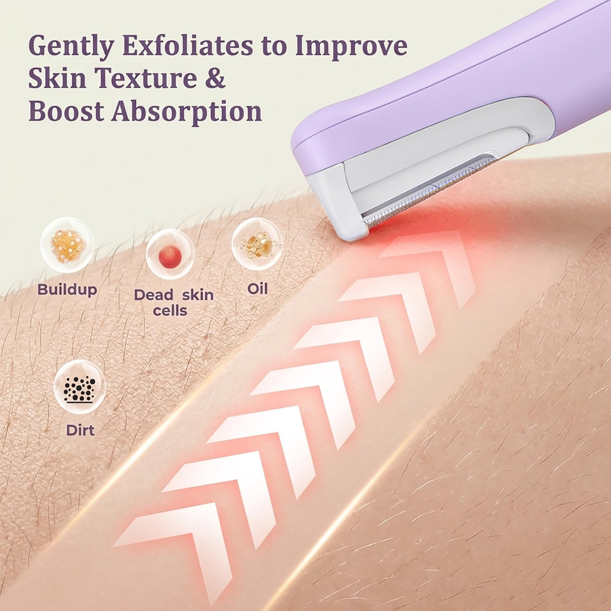 WLU Dermaplane Razor for Women Face Peach Fuzz Removal - WLU Official Imagery - 5