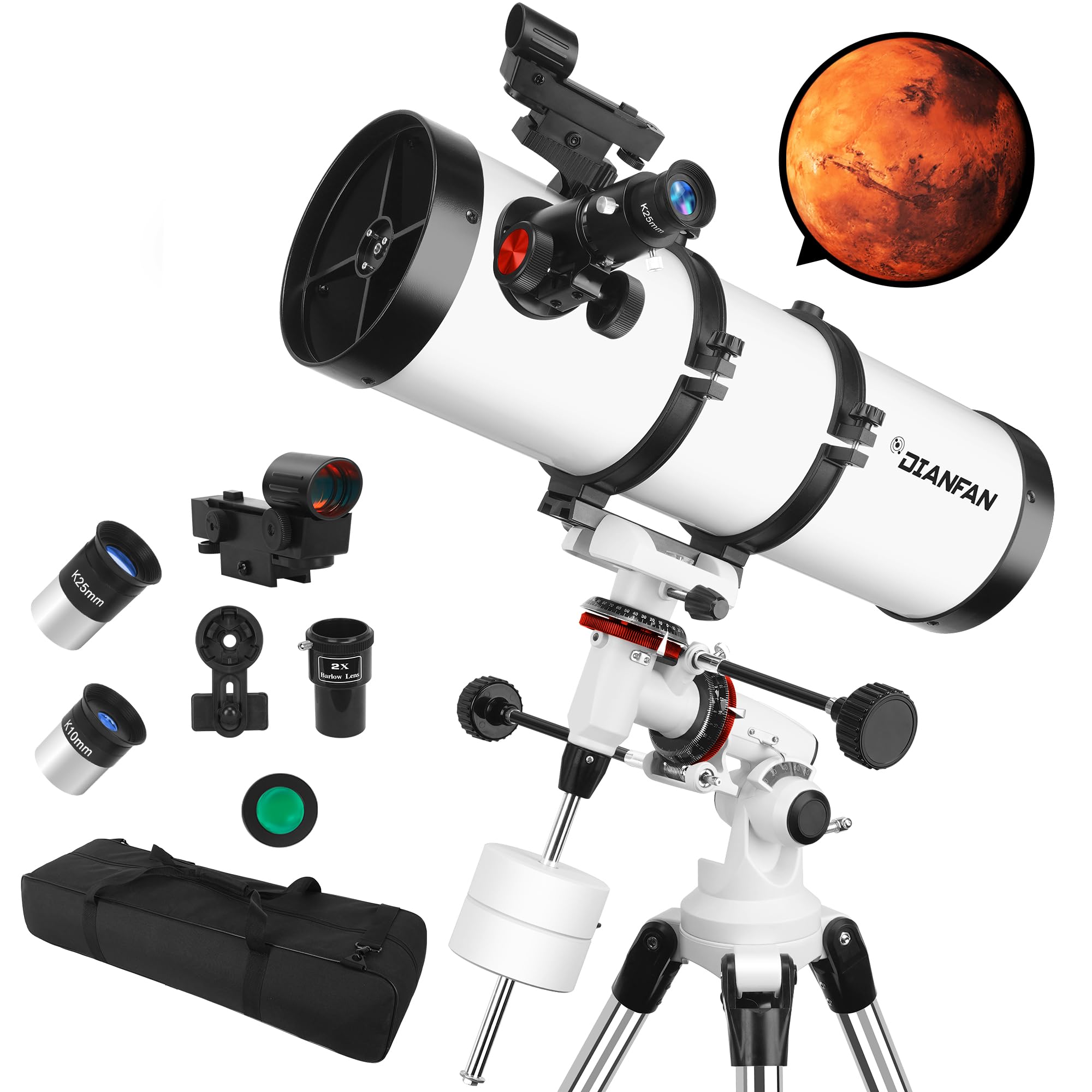 150EQ Professional Astronomy Telescope for Adults High Powered - Product Imagery