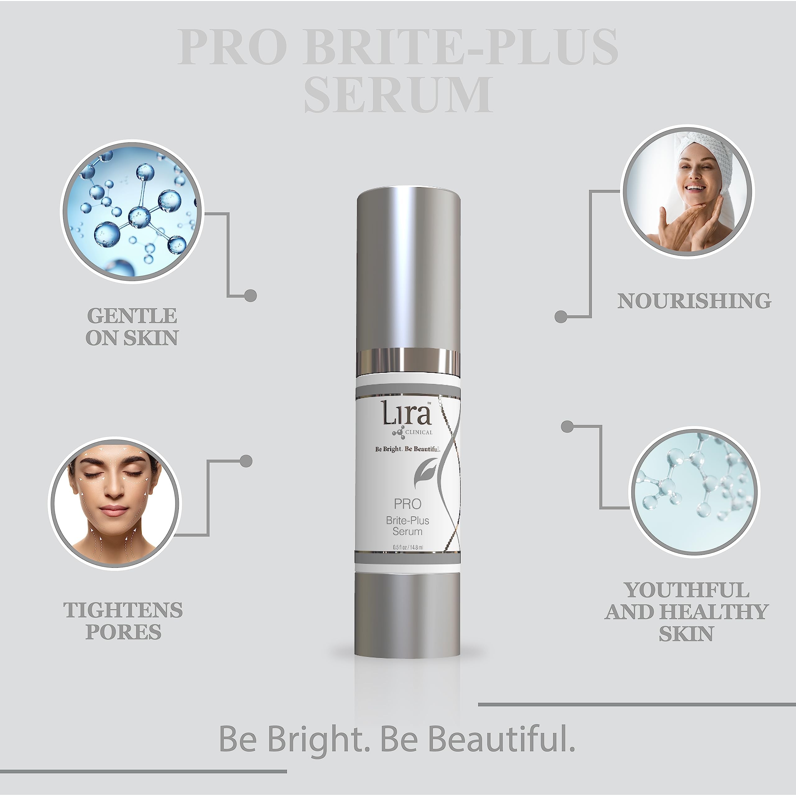 Lira Clinical PRO Brite Plus Serum Tranexamic Ferulic Acid - Lira Clinical Official Imagery - 4