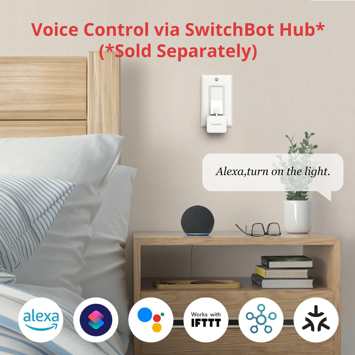 SwitchBot Rechargeable Smart Switch Button Pusher Fingerbot - SwitchBot Official Imagery - 7