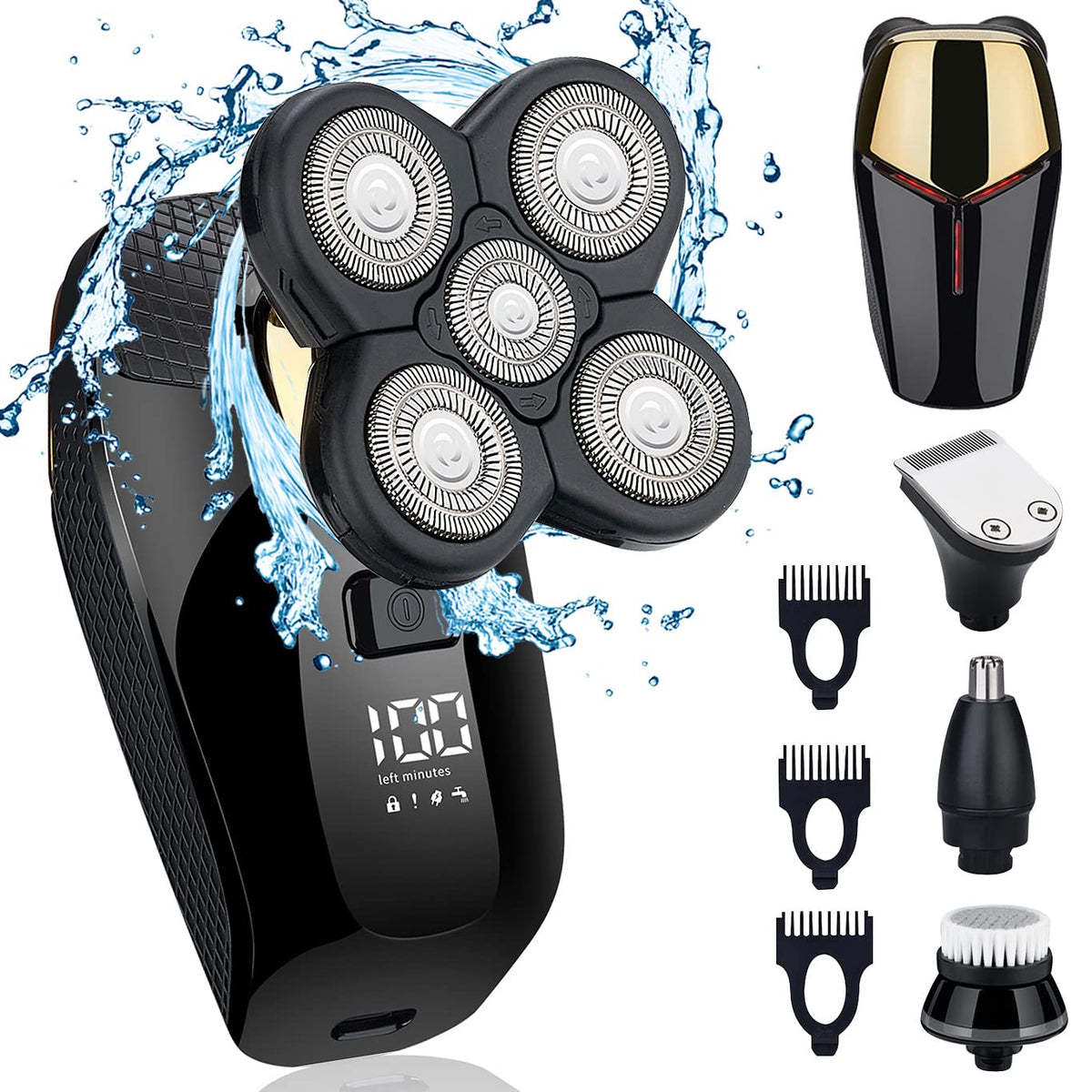 4 in 1 Electric Head Shaver Set - HONTEC Official Imagery - 1