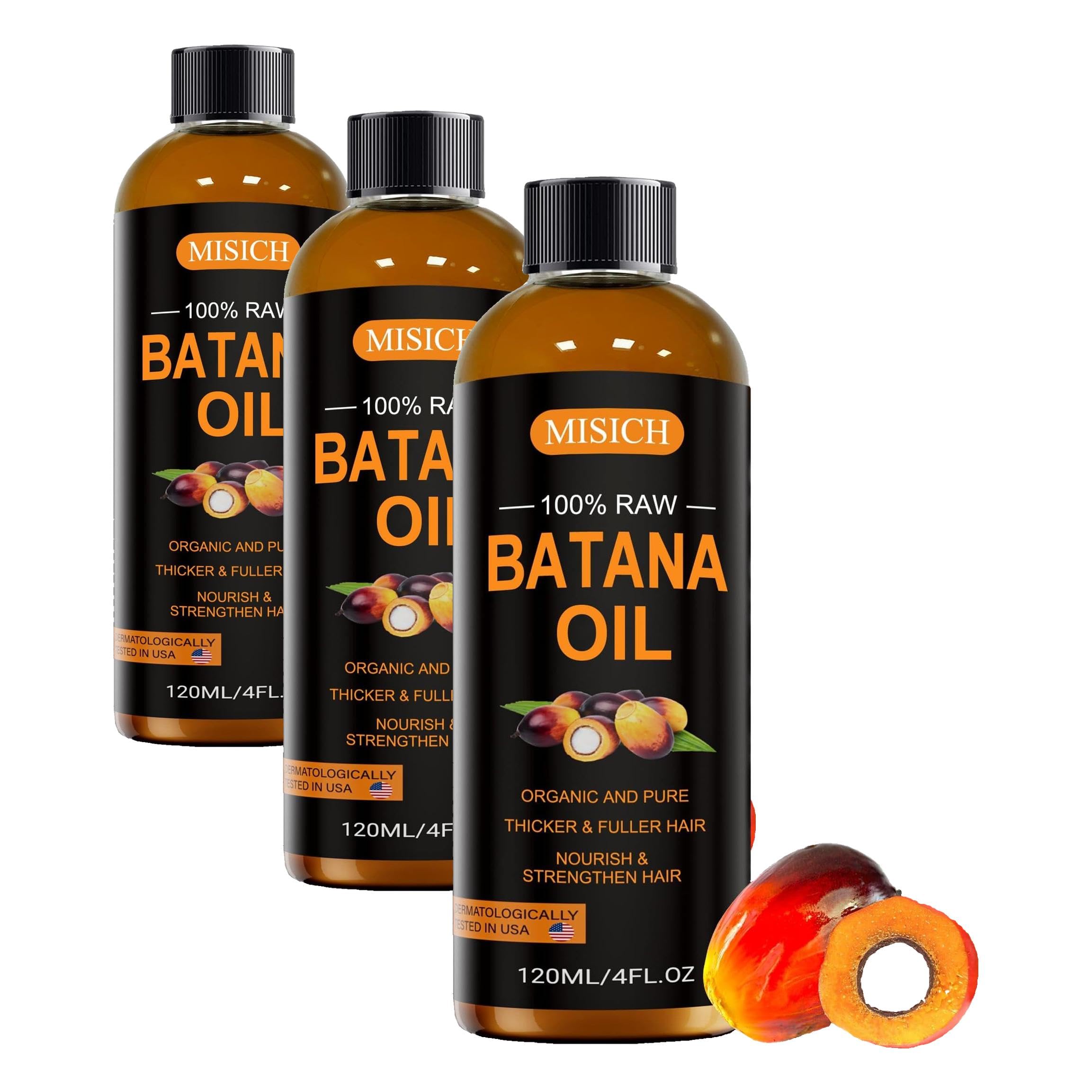 MISICH Raw Batana Oil, 100% Natural Organic Hair Growth Oil , Sourced from - MISICH Official Product View 10