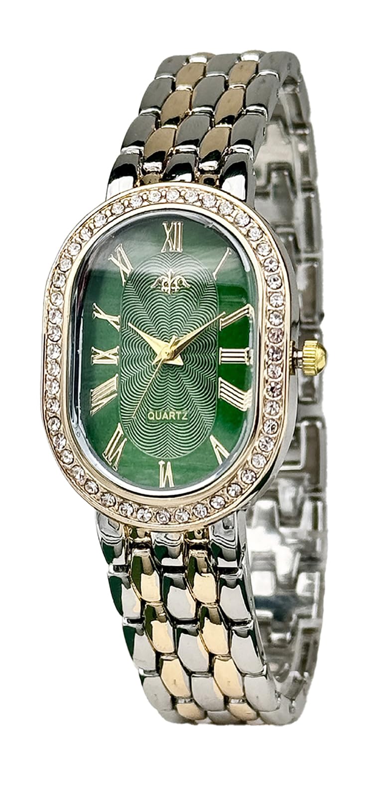 Women Vintage Rome Watch Oval Case Dress Watches - Product Imagery