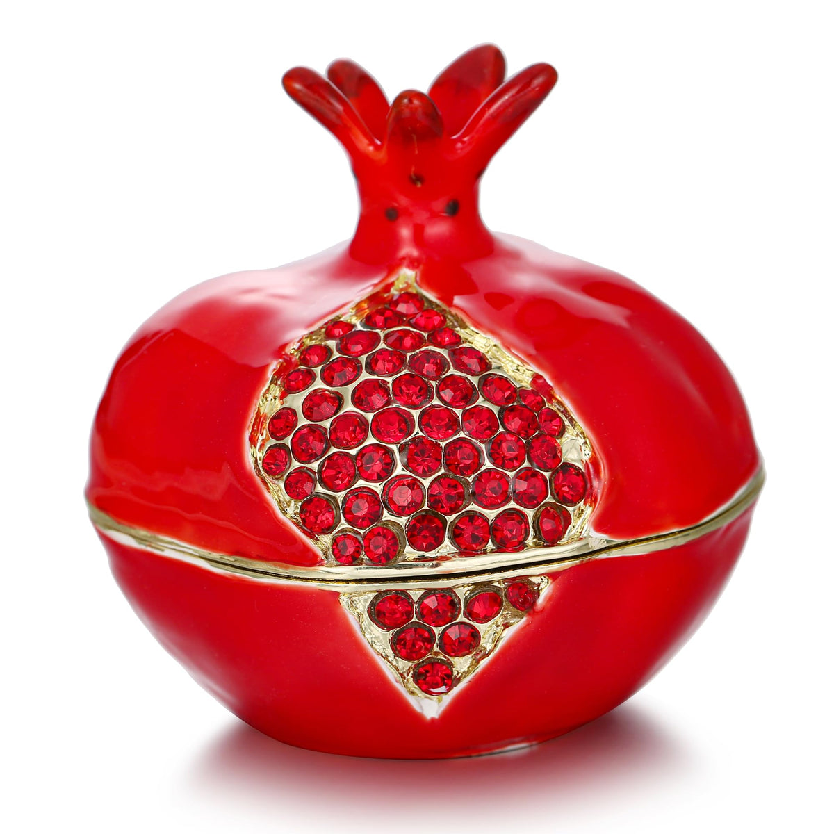 Hand Painted Fruit Trinket Box for Home Decor Hinged Jewelry - Azurt LCX Official Imagery - 2