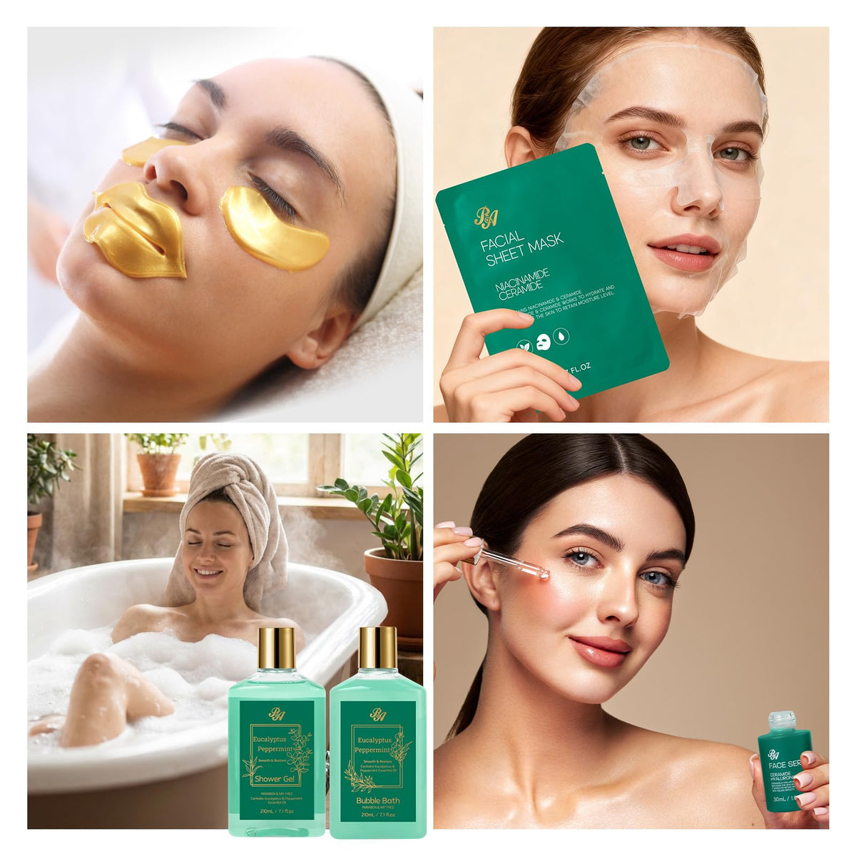 25 Pcs Mother s Day Gift Eucalyptus Bath Body Gift Set for - RA ROSA ACCA Official Imagery - 5