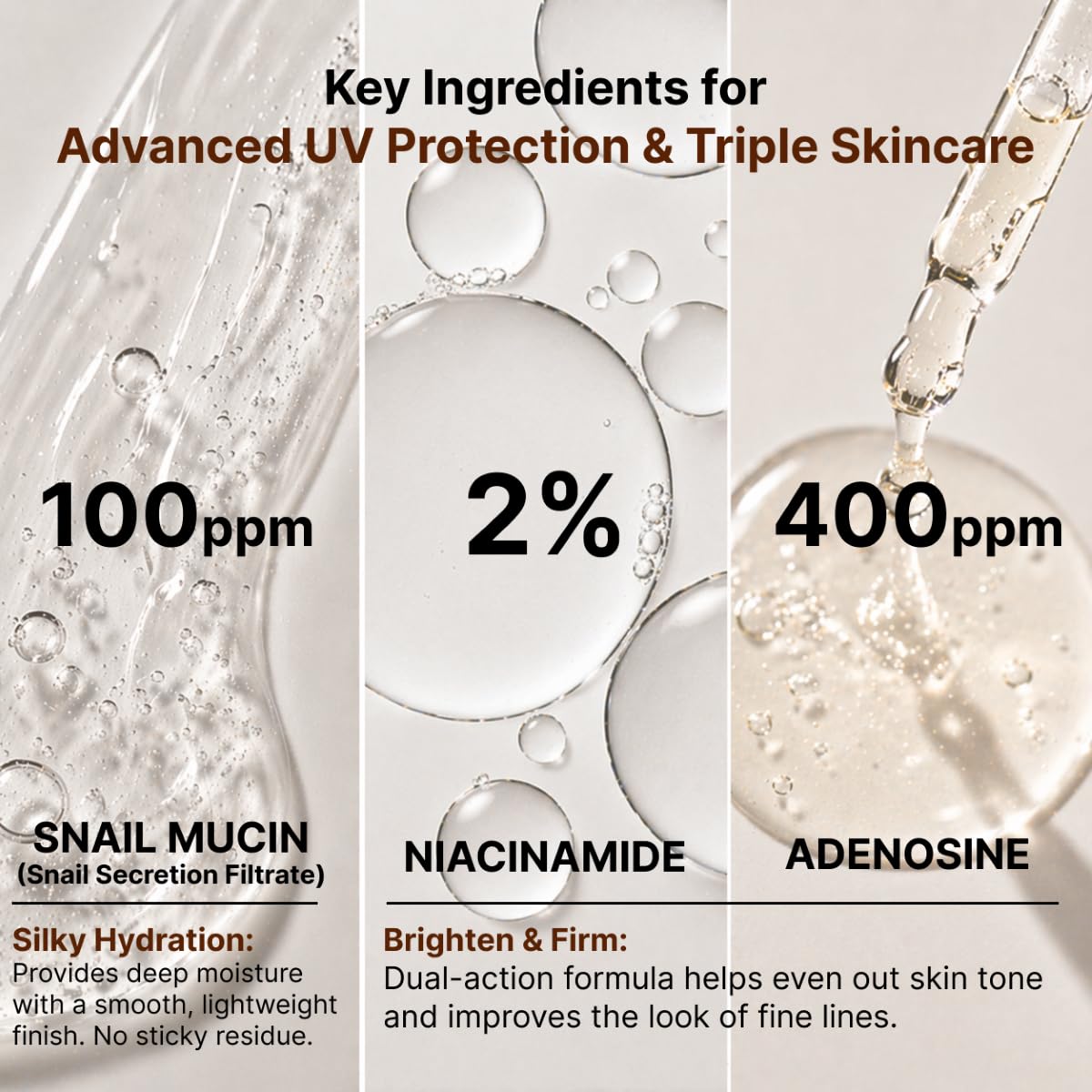 Korean Snail Mucin Sunscreen - Premium Selection Official Imagery - 4