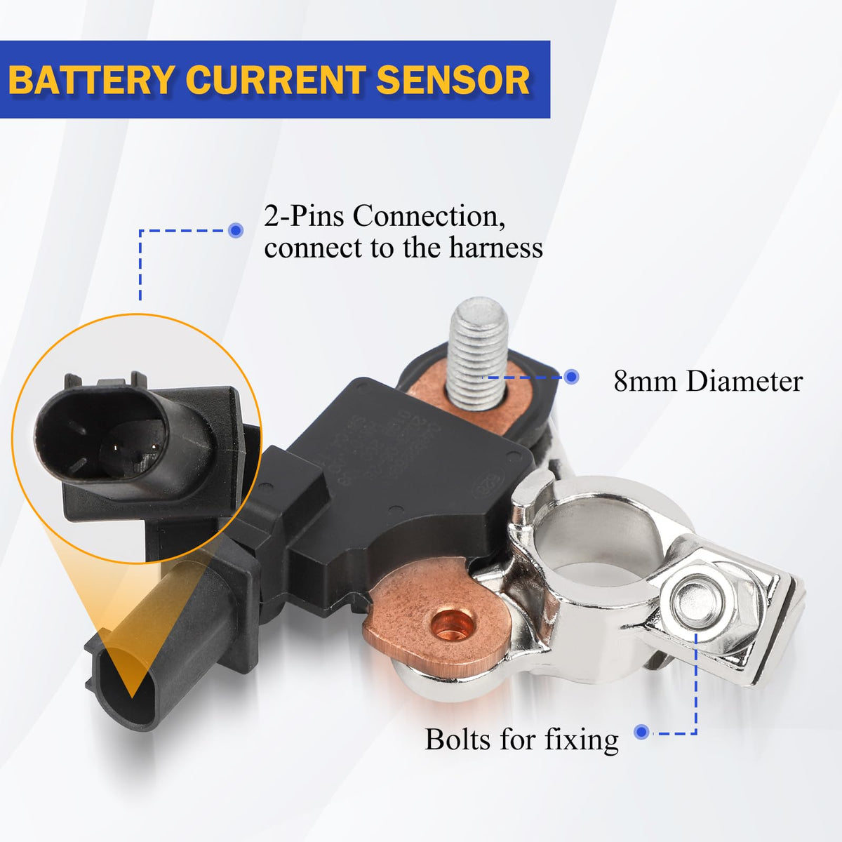 4692269AI Battery Current Temperature Sensor for 13 17 Dodge - X4XZ Official Imagery - 6