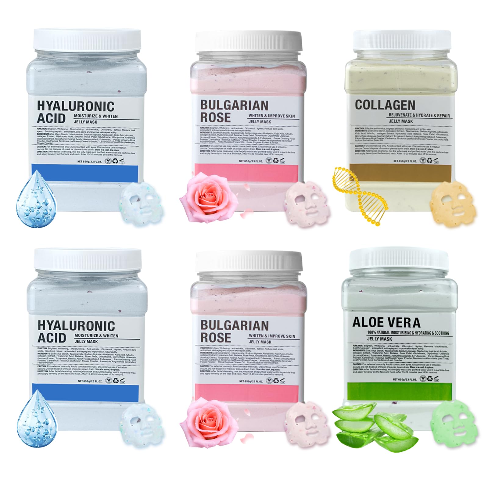 Jelly Mask for Facials Professional, Hydrating &amp; - Angeland