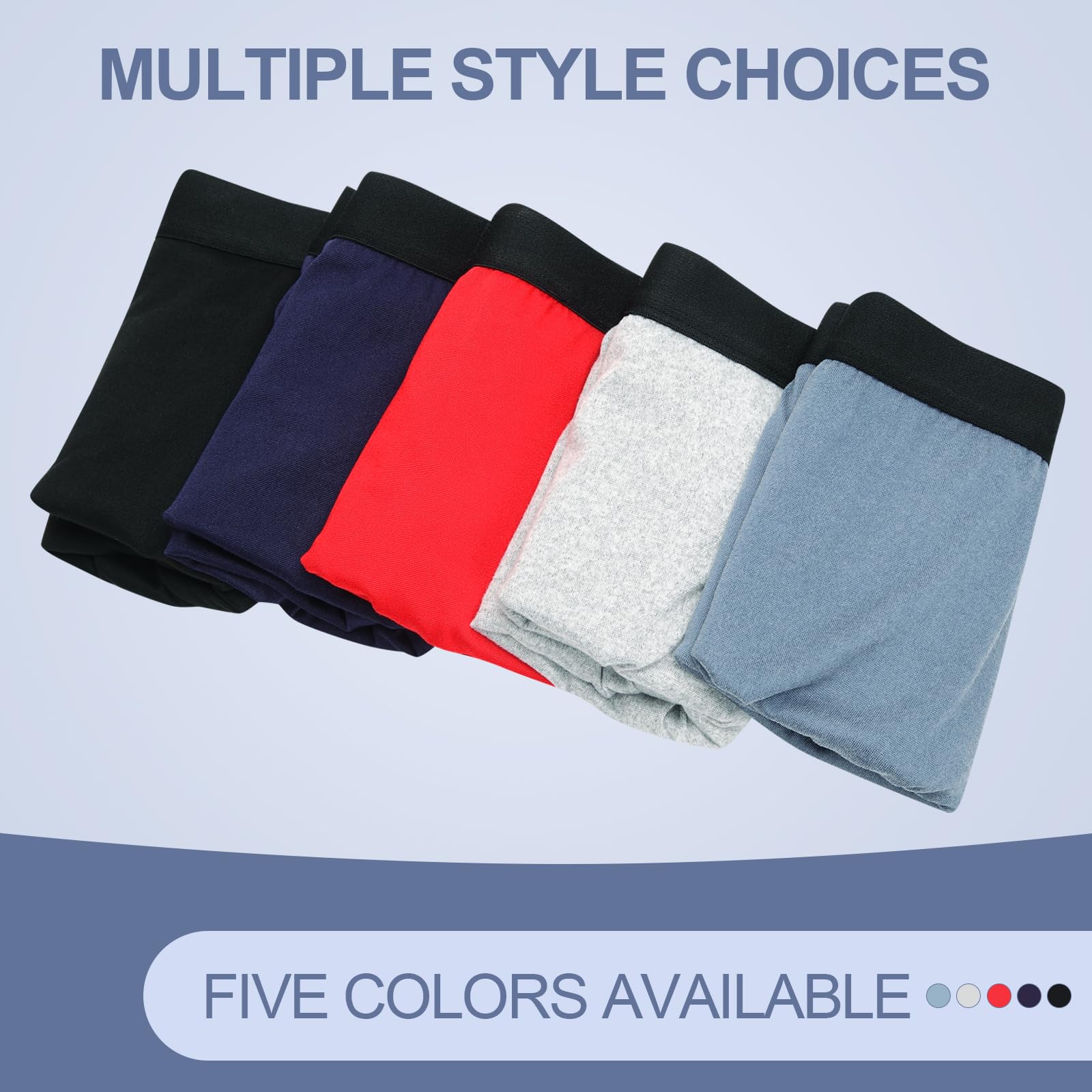 Sophproton 100 Pack Mens Cotton Boxer Briefs Bulk Pack Comfy Brea - Sophproton Official Product View 4
