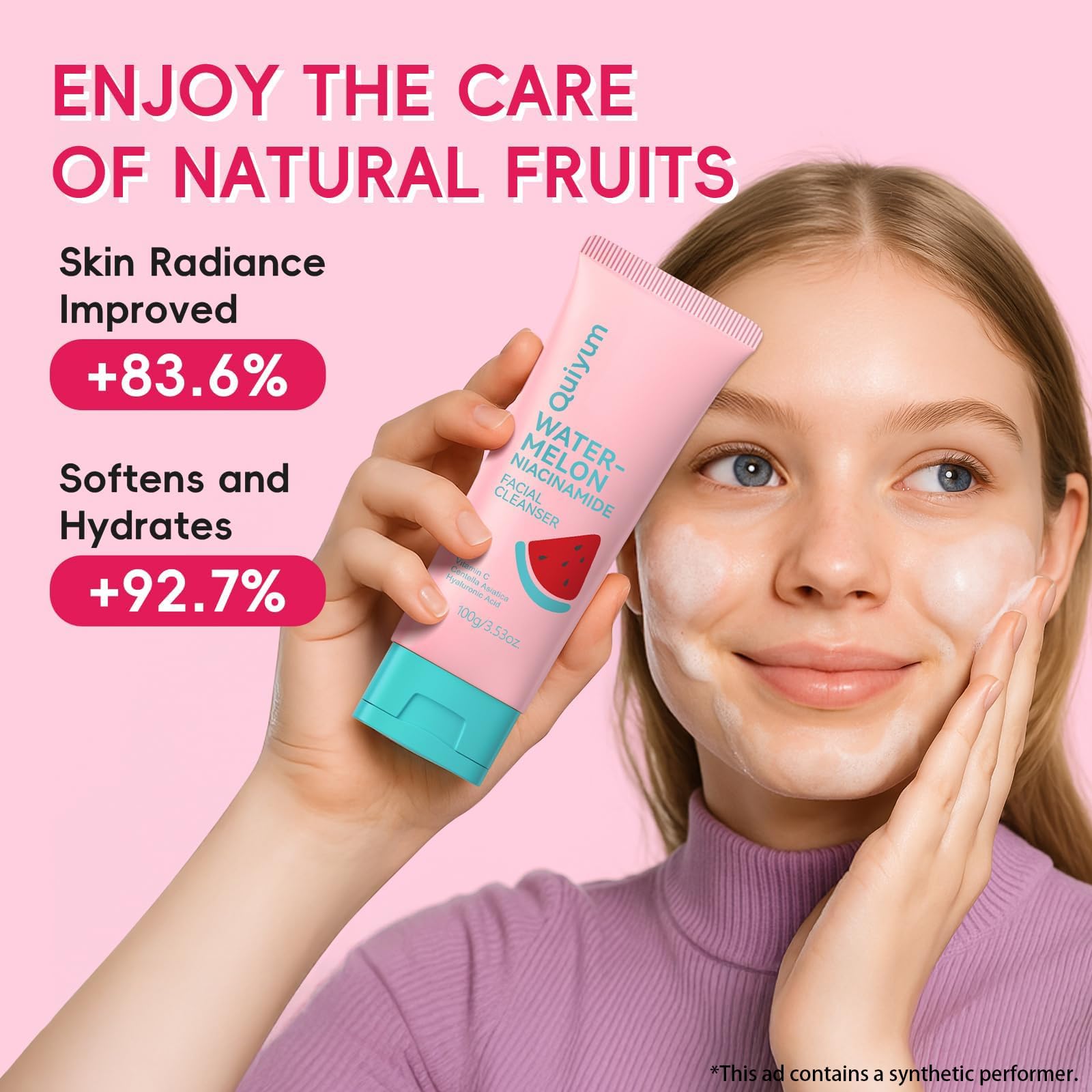 Daily Skincare Set for Young Women, 6-Piece Facial Care Routine - QUIYUM