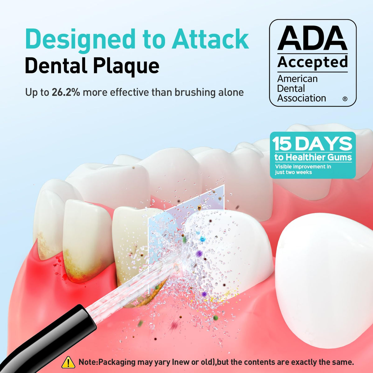 COSLUS ADA Accepted C20 Water Dental Flosser Pick - COSLUS Official Imagery - 3