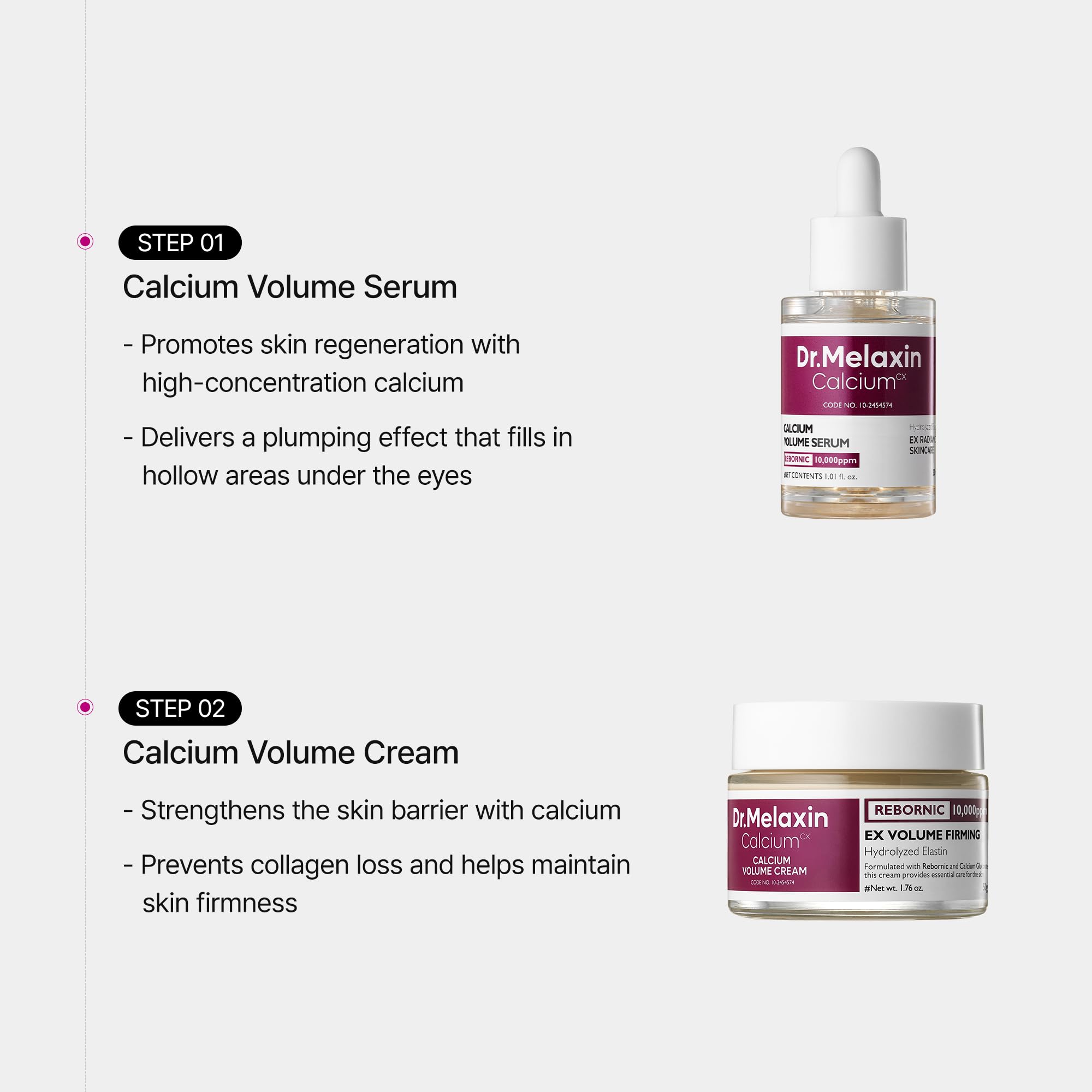 Dr.Melaxin Calcium Intense Firming Cream with Collagen & Elastin, Lifting & - Dr.Melaxin Official Product View 7