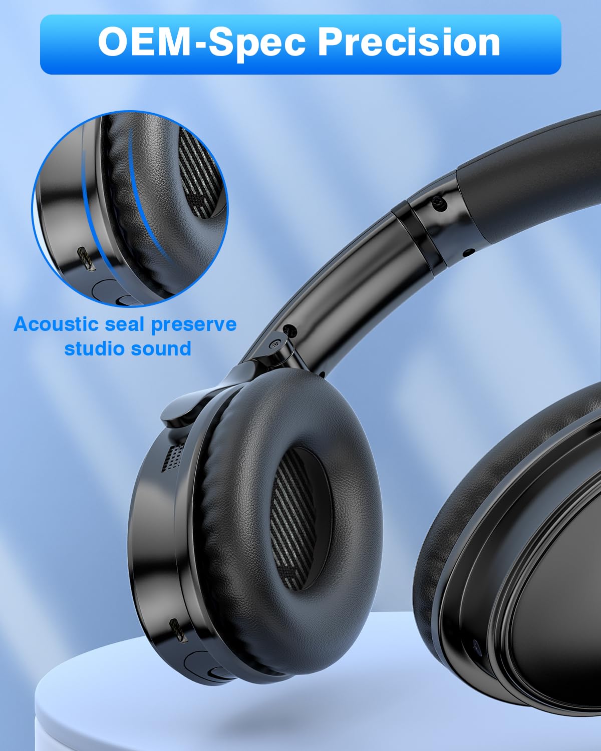Link Dream earpads for Bose QuietComfort QC 35, QC35 II, QC25, and QC15 headphones, soft cushioned replacement earpads.