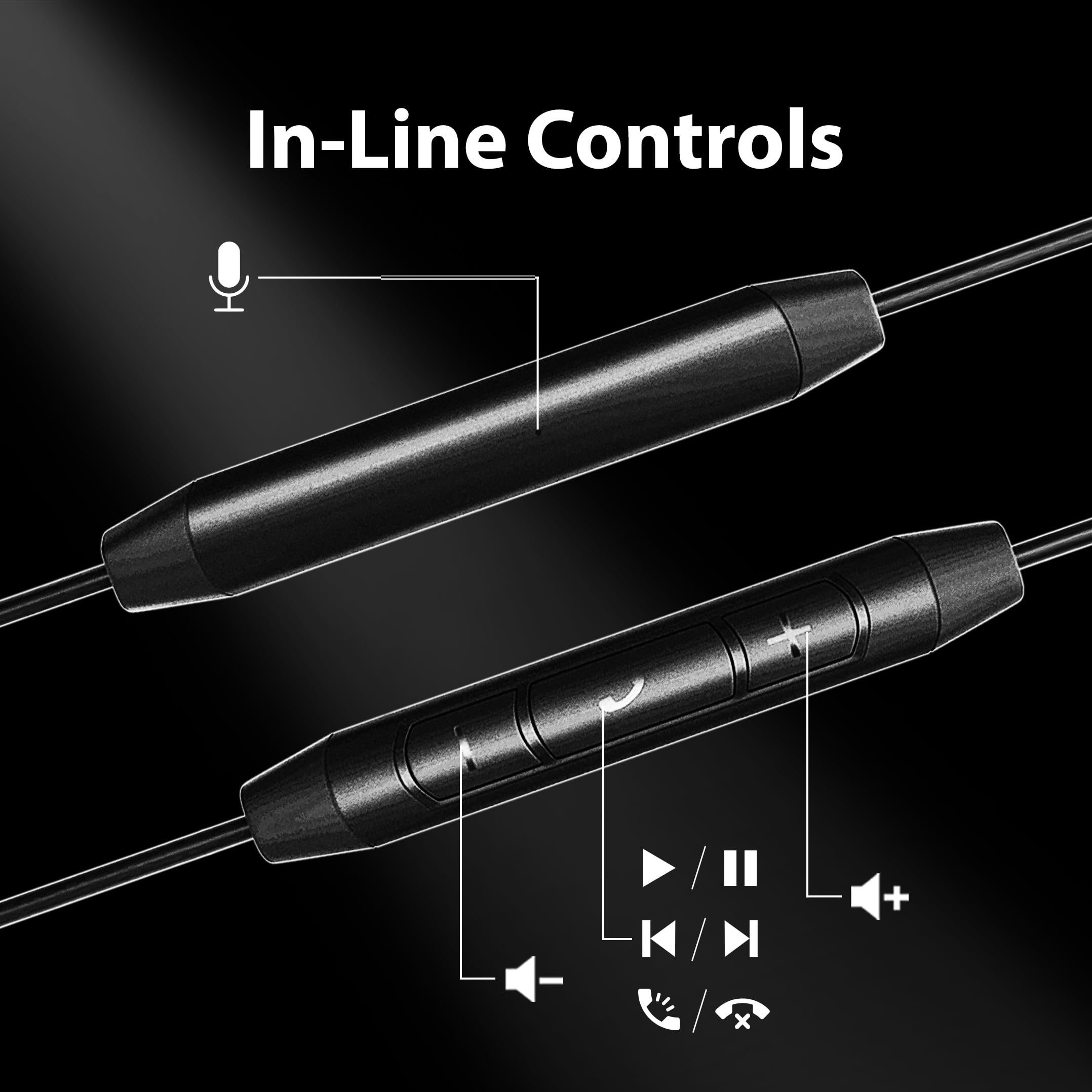 Avantree Resolve – 3.5mm AUX Wired Open-Ear Earbuds w/Mic & Over- - Avantree Official Product View 6