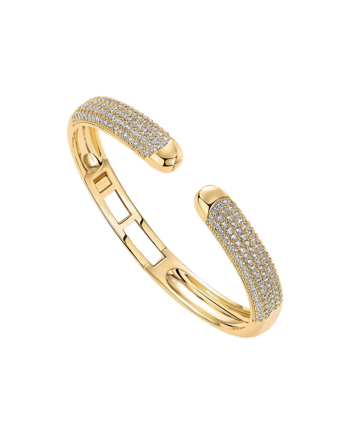 PAVOI 14k Gold Plated Cuff Bracelets - PAVOI Official Imagery - 2