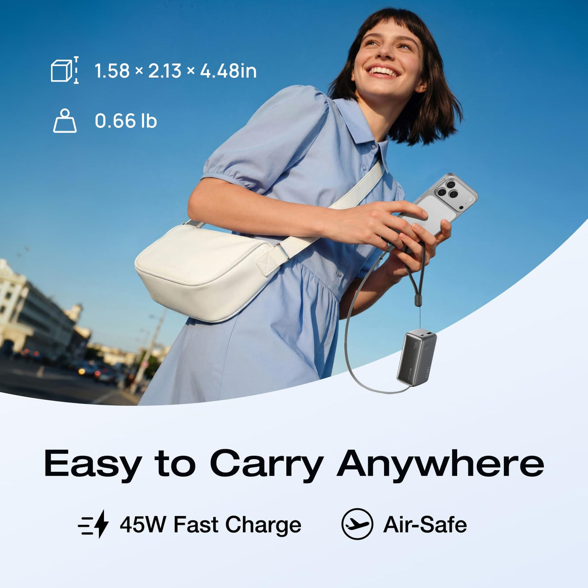 EF ECOFLOW Rapid 45W Power Bank 10000mAh Portable Charger - Premium Selection Official Imagery - 4