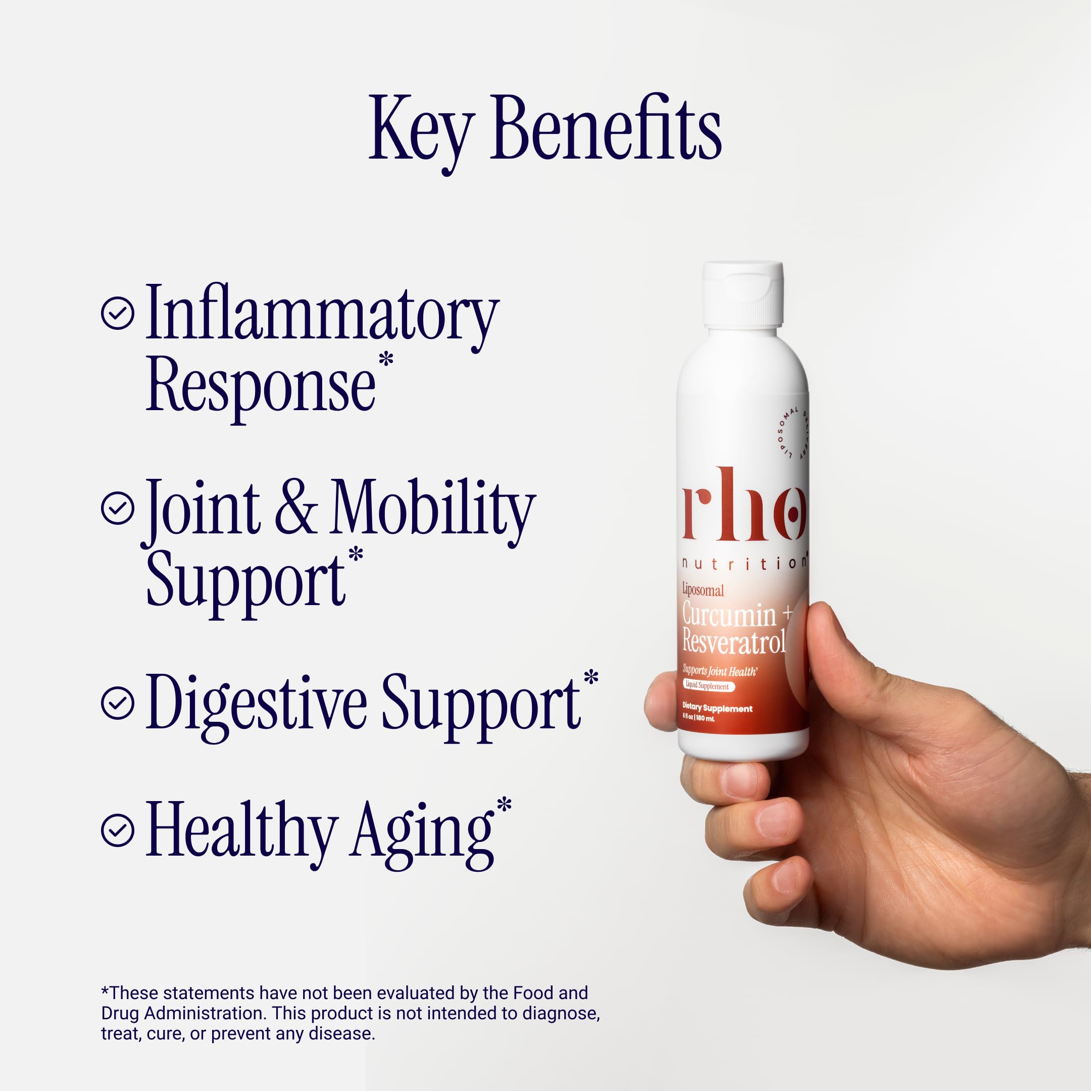 Rho Nutrition Liposomal Curcumin Resveratrol Ultra High - Rho Nutrition Official Imagery - 3