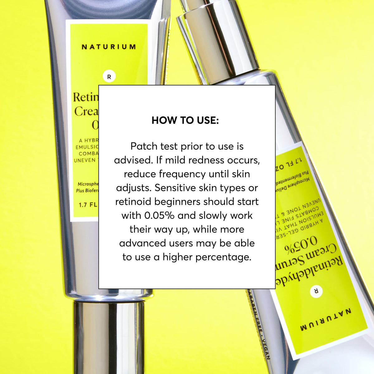Naturium Retinaldehyde Cream Serum 0 10 Face Neck and Chest - Naturium Official Imagery - 4