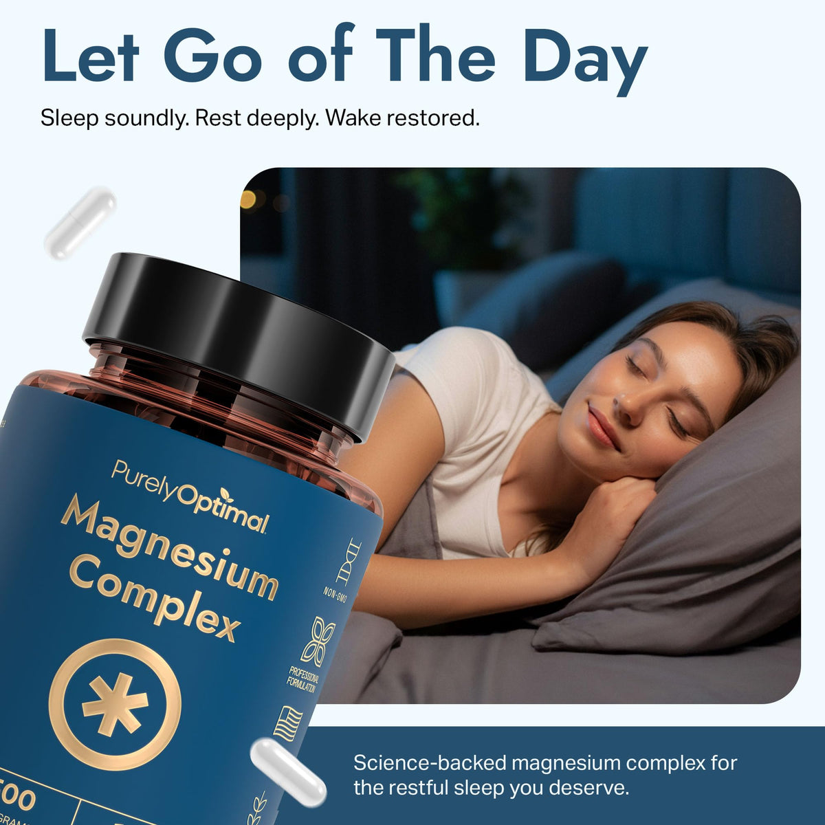 Purely Optimal Magnesium Complex for Women Men 6 Forms 120ct - Purely Optimal Official Imagery - 3