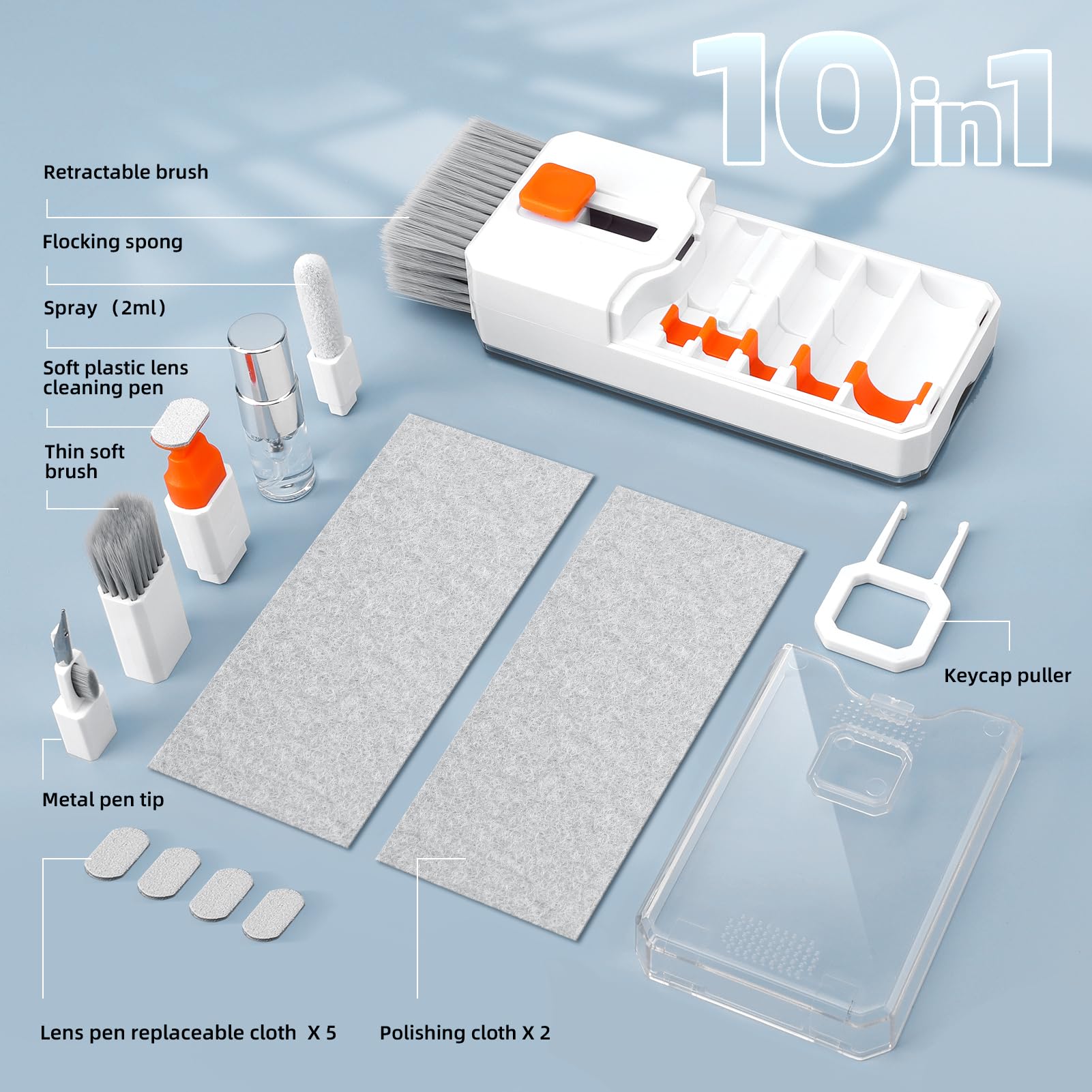 Ordilend Keyboard Cleaner & Laptop Cleaning Kit, All-in-1 for Com by Ordilend - Angle View 8