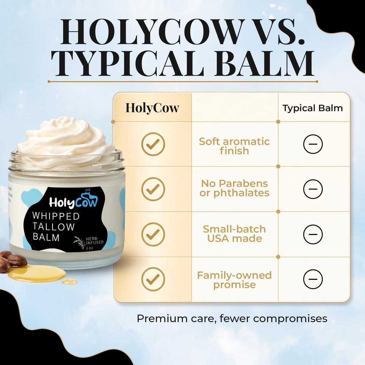 HolyCow Grass Fed Beef Tallow For Skin with Jojoba Oil 2 - HolyCow Official Imagery - 5