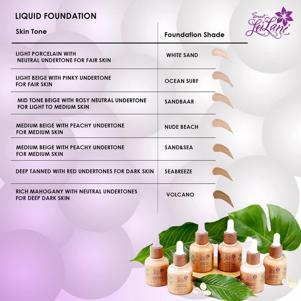 Sweet LeiLani Liquid Foundation Waterproof Full Coverage - SWEET LEILANI Official Imagery - 4