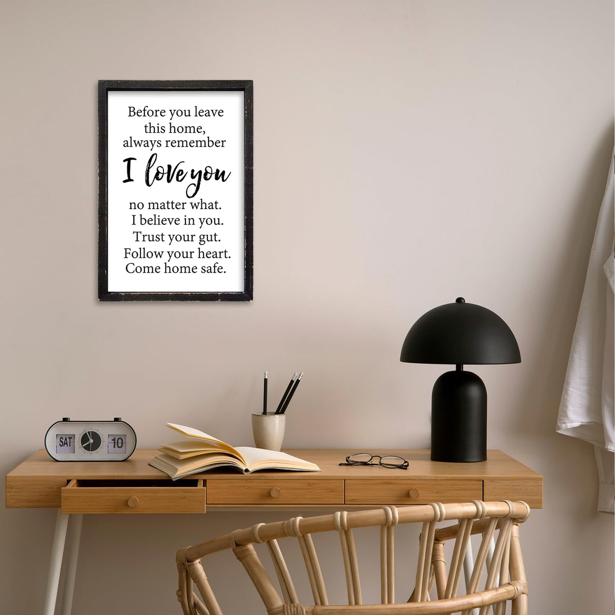 comurdyo Before You Leave This Home Sign Wall Art Decor - comurdyo Official Imagery - 3