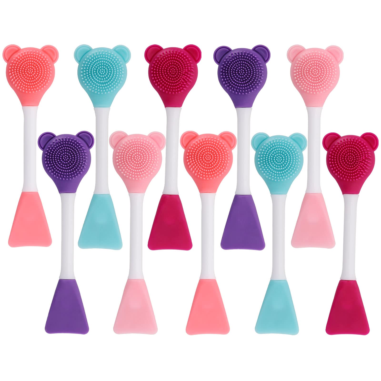 Tbestmax Manual Facial Brush Skin Cleansing Cleaner, Silicone - Product Imagery