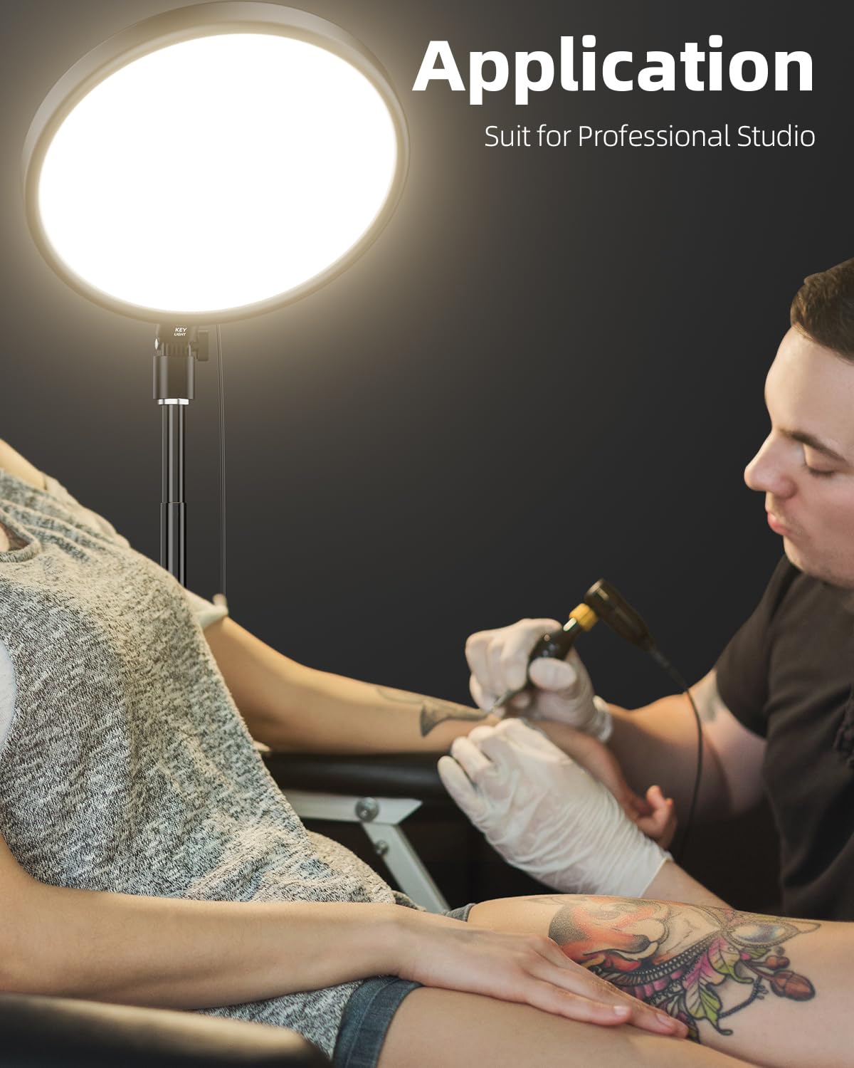 Large Ring Light with 79 Stand 6500K Professional Full - Weilisi Official Imagery - 7