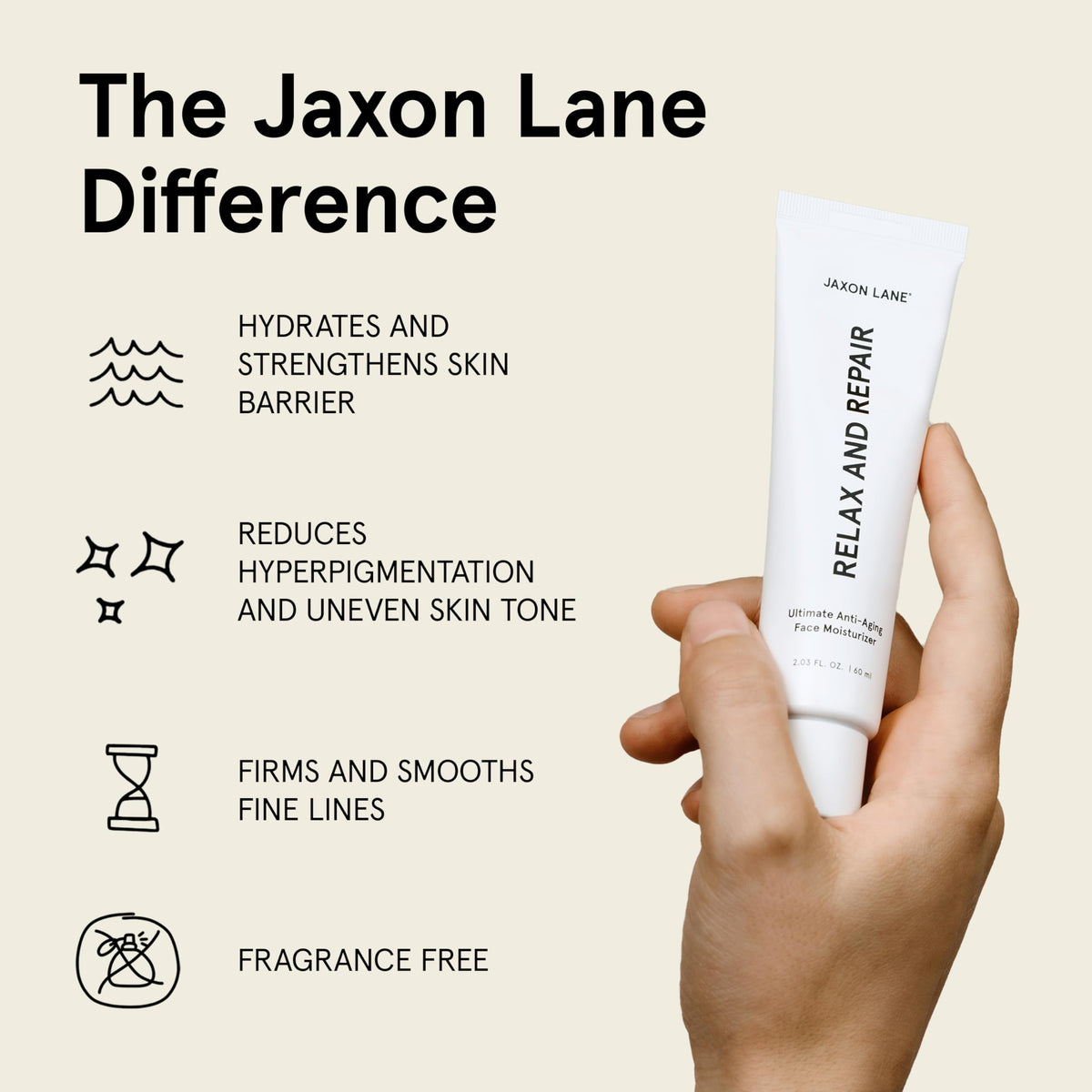 JAXON LANE Relax and Repair Korean Face Moisturizer for Men - JAXON LANE Official Imagery - 5