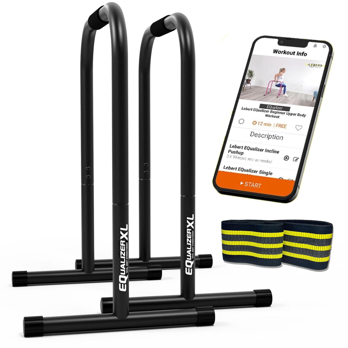 Lebert EQualizer Total Body Strengthener Dip Station - Lebert Fitness Official Imagery - 1