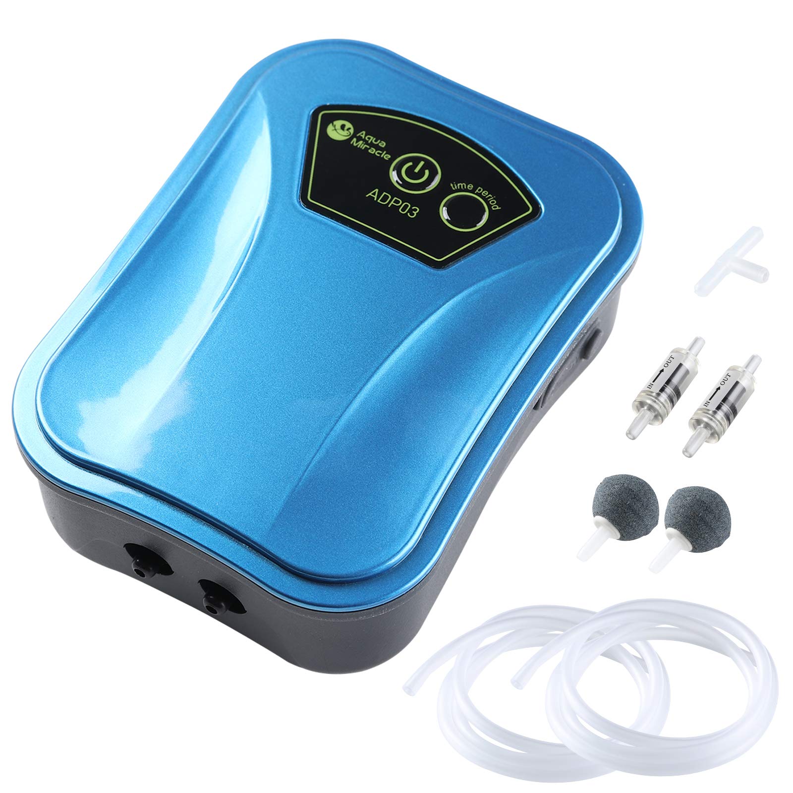AquaMiracle USB Aquarium Air Pump Rechargeable Aerator for Bait B - AquaMiracle Official Product View 9