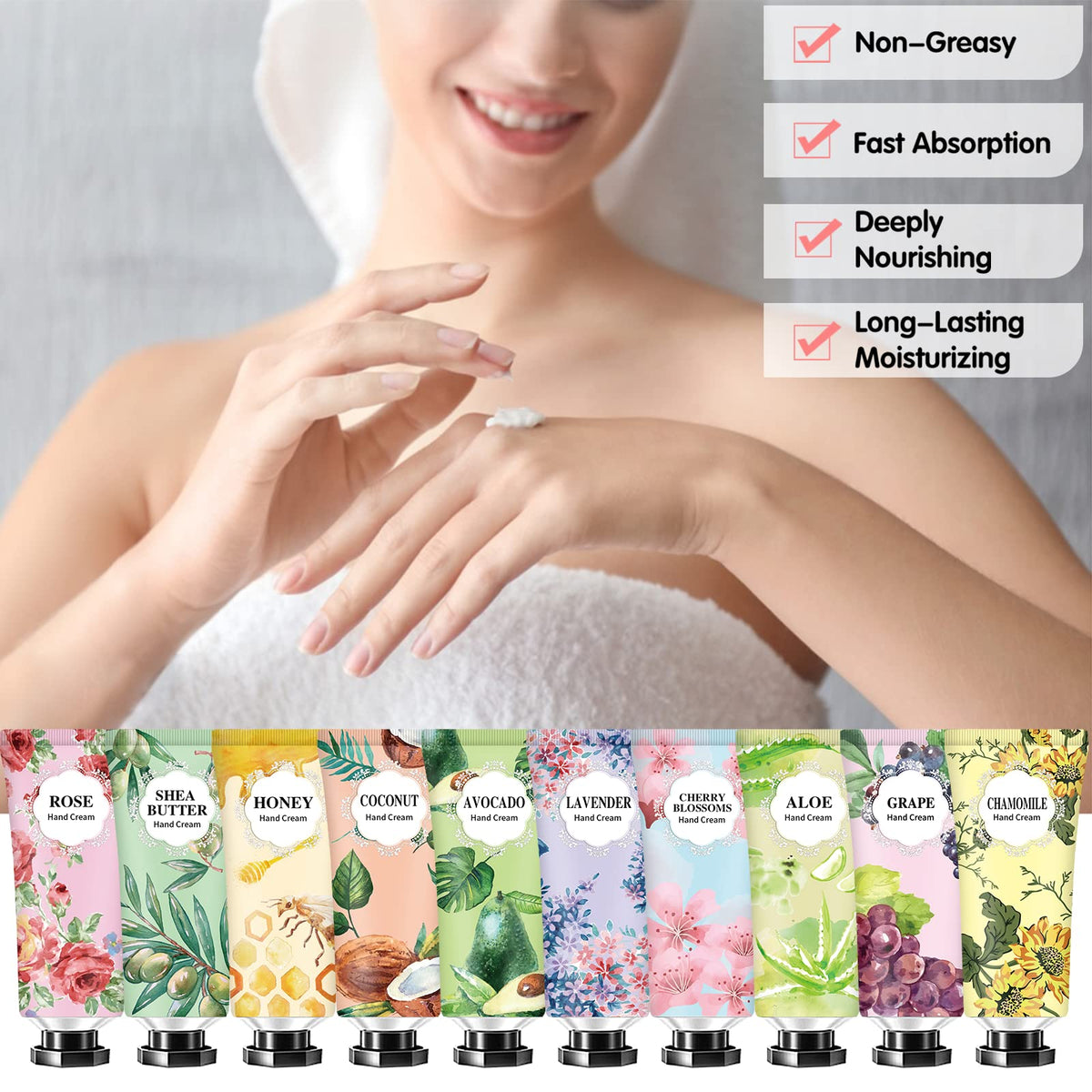 74 Pack Hand Cream Gift Set For Women and Girls Mothers Day - Layhomo Official Imagery - 7