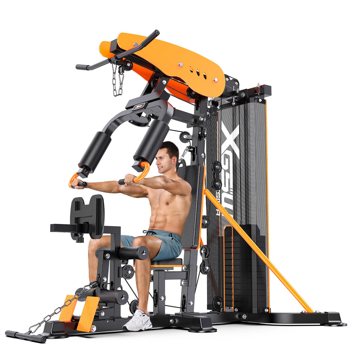 XGSW Multi Function Home Gym Workout Station Featuring a - XGSW XINGESIWR Official Imagery - 2