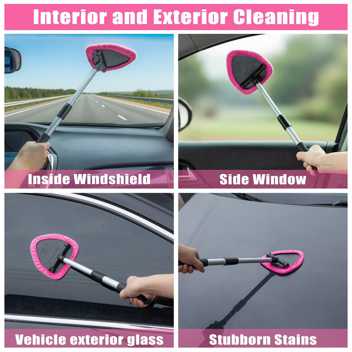 Windshield Cleaner Tool 17Pcs Car Interior Detailing Kit - AUTODECO Official Imagery - 4