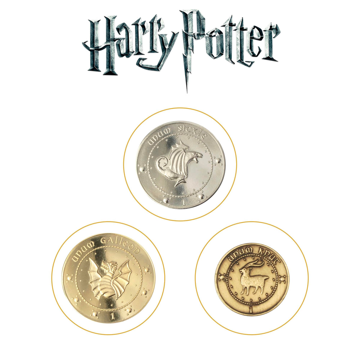 The Noble Collection The Gringotts Bank Coin Collection - The Noble Collection Official Imagery - 5