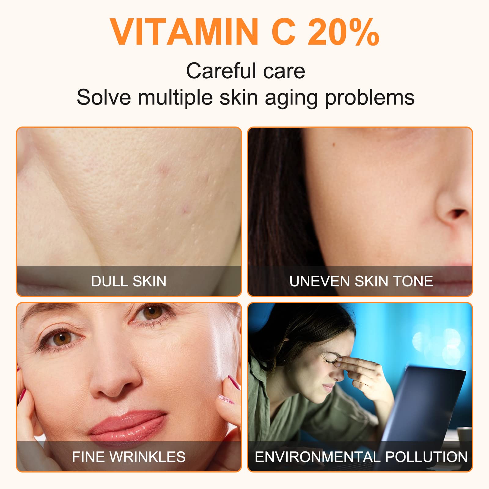 ELBBUB Premium 20% Vitamin C Serum For Face with Hyaluronic Acid, Retinol & - ELBBUB Official Product View 7