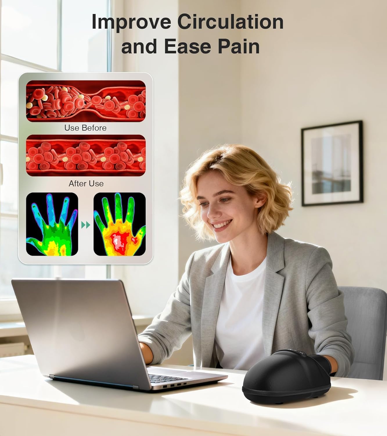 Medcursor Hand Massager with Heat & Compression 2026