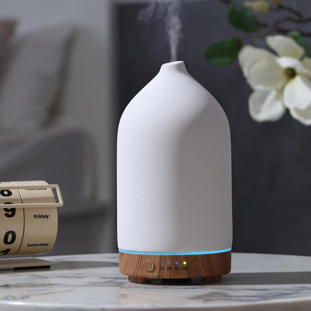 200ML Ceramic Essential Oil Diffuser for Home Stone Diffuser - Gooamp Official Imagery - 1
