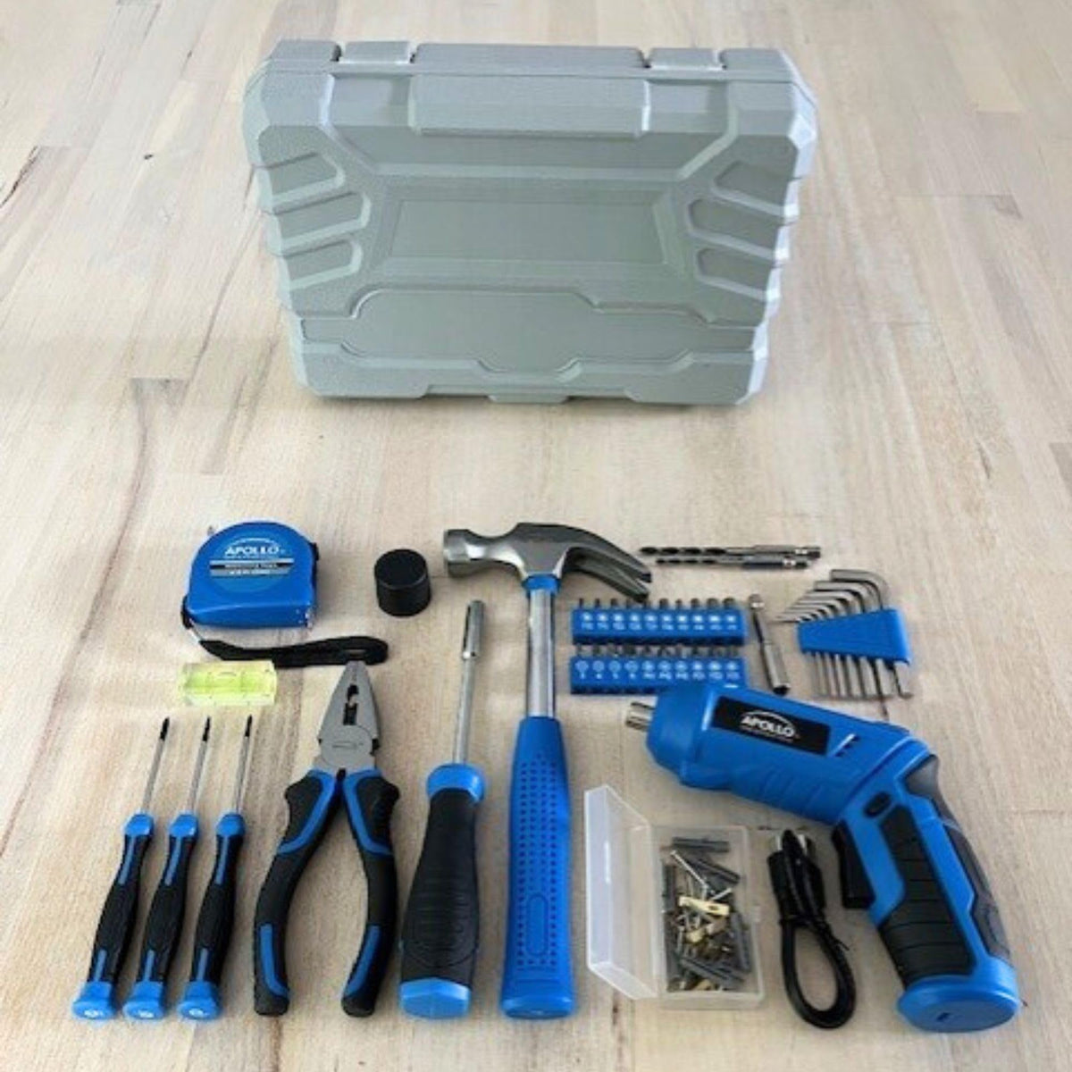 Apollo Tools 81 Piece Home Tool Set Blue Gray DT2020 - Apollo Official Imagery - 3